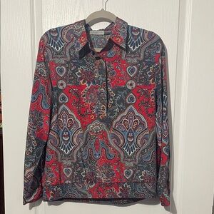 Vintage Alfred Dunner Paisley Two-Piece Set